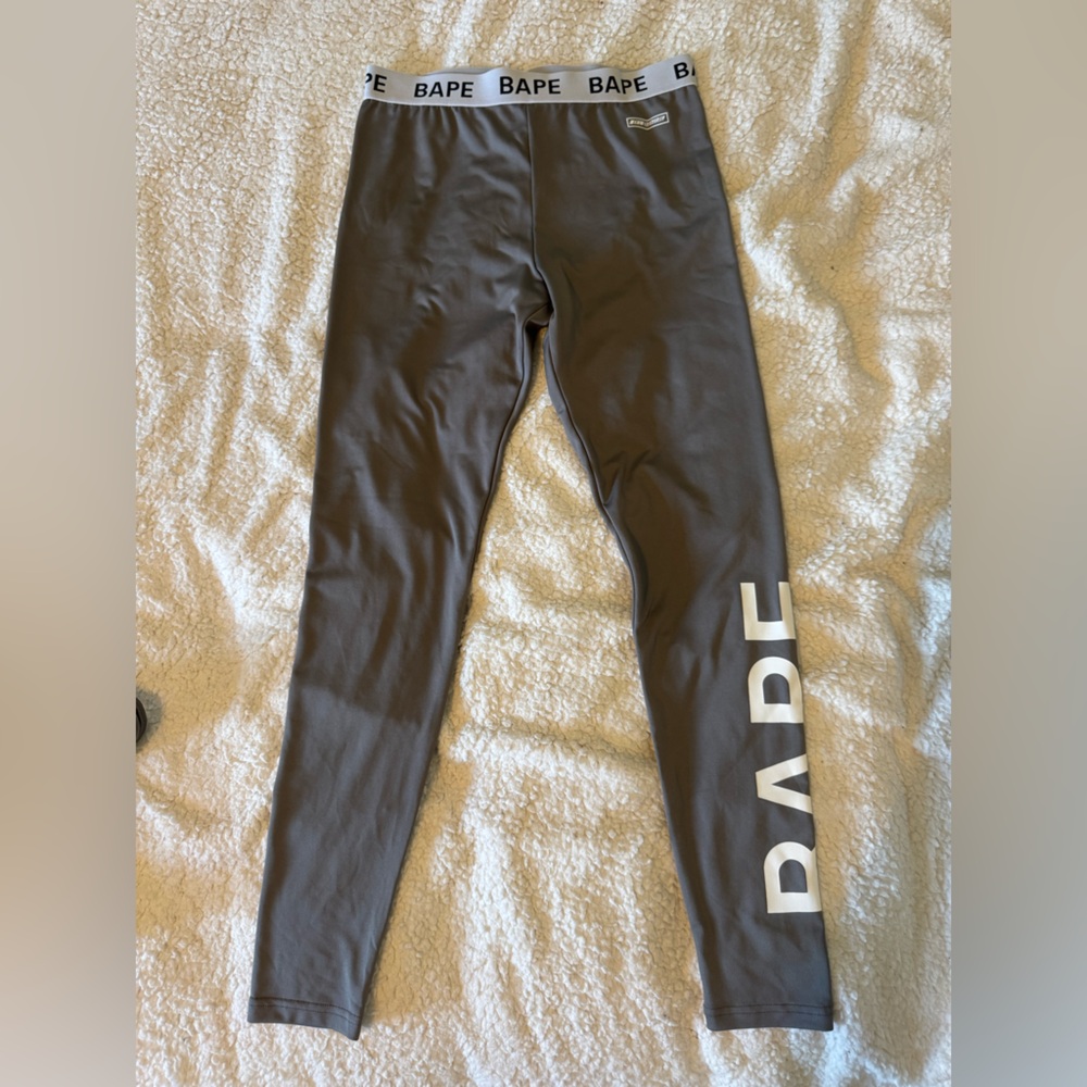 BAPE Gray Leggings